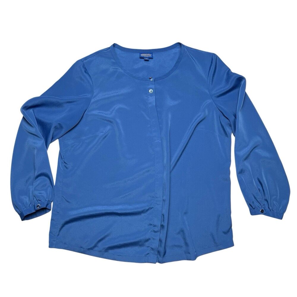 Pendleton Blouse Plus Size 18w Button Down Long S… - image 1